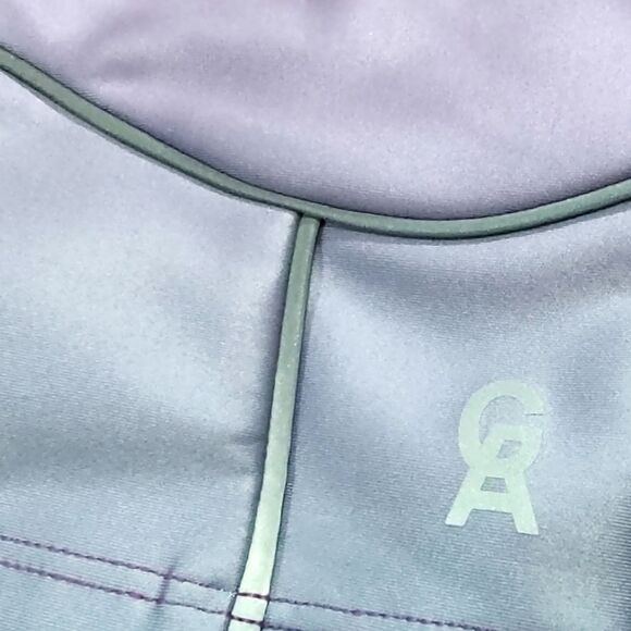 Good American Ombre Contour Purple Sports Bra Racer Back US 0 NWT - Picture 10 of 11